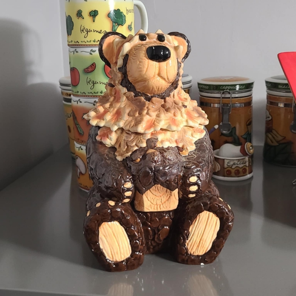 Brown Bear Cookie Jar
